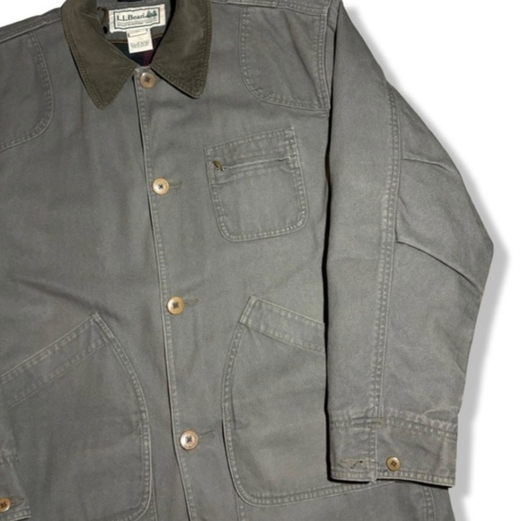 LL Bean Field Coat with Removable Liner - Picture 4 of 9
